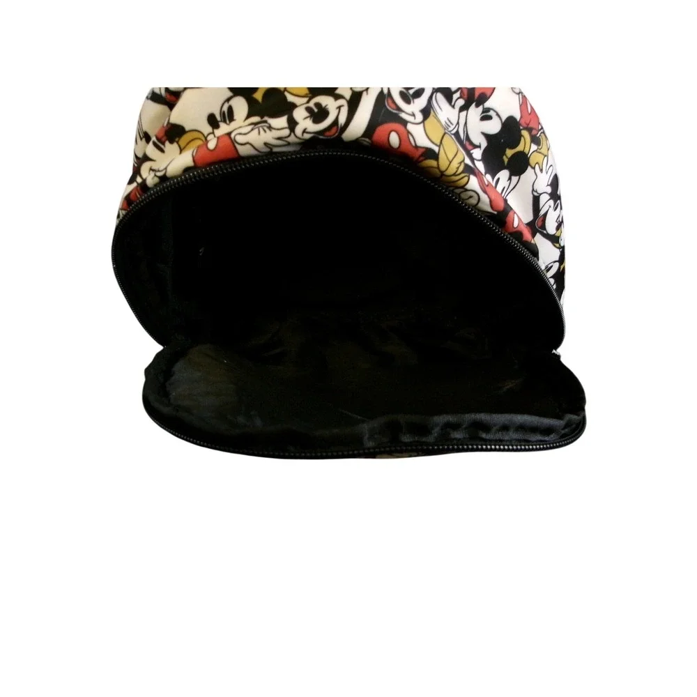 Disney Mickey Mouse Mini Backpack Bioworld All‎ Over Print White Black Red Bag